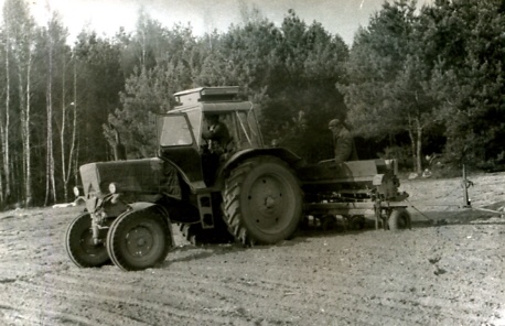 1980-е годы, трактор Медведева П. А.