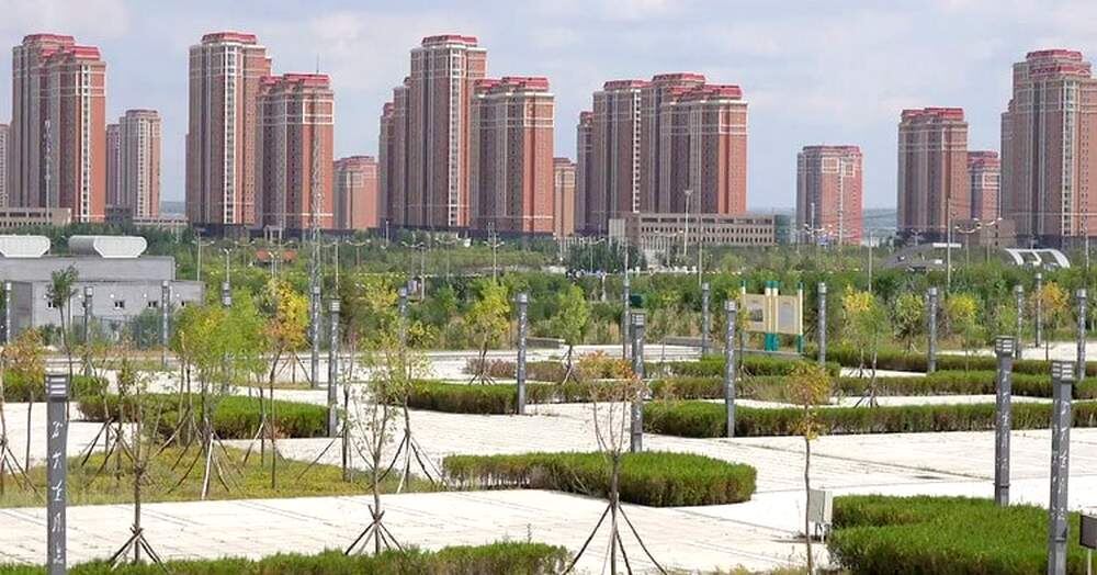 Город-призрак в Китае. Источник: Яндекс картинки