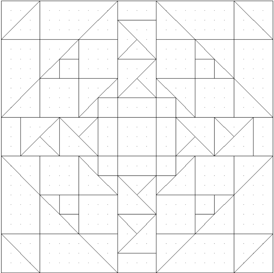 Сетка блока №5 проекта "Мерцающие снежинки"