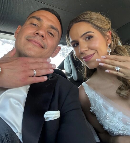 Тим Цзю с женой Александрой