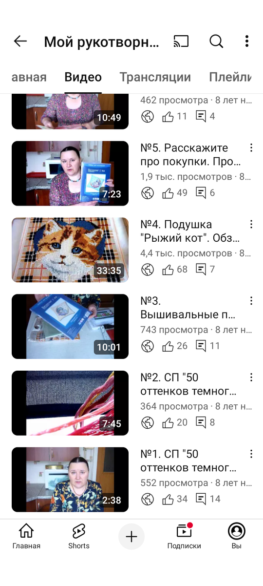 Самые первые видео. Ещё снятые на"мыльницу"