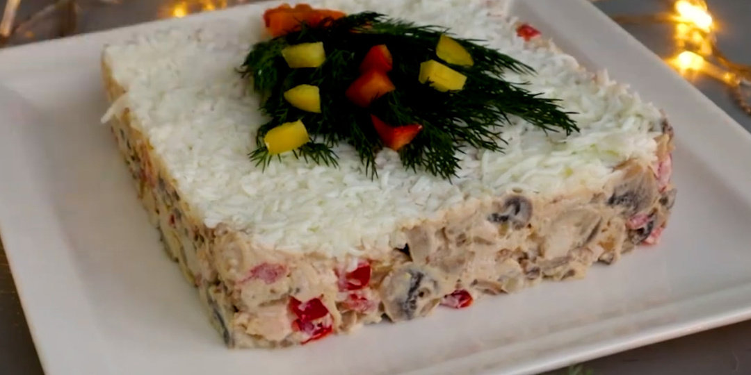 Очень Вкусные салаты на Новый год 2025 - 6 Салатов на Новогодний стол