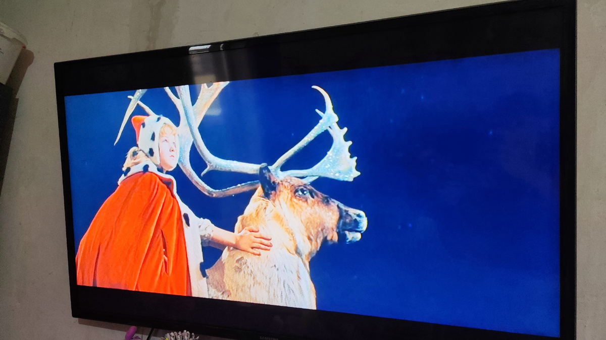 Олень был очень смешной