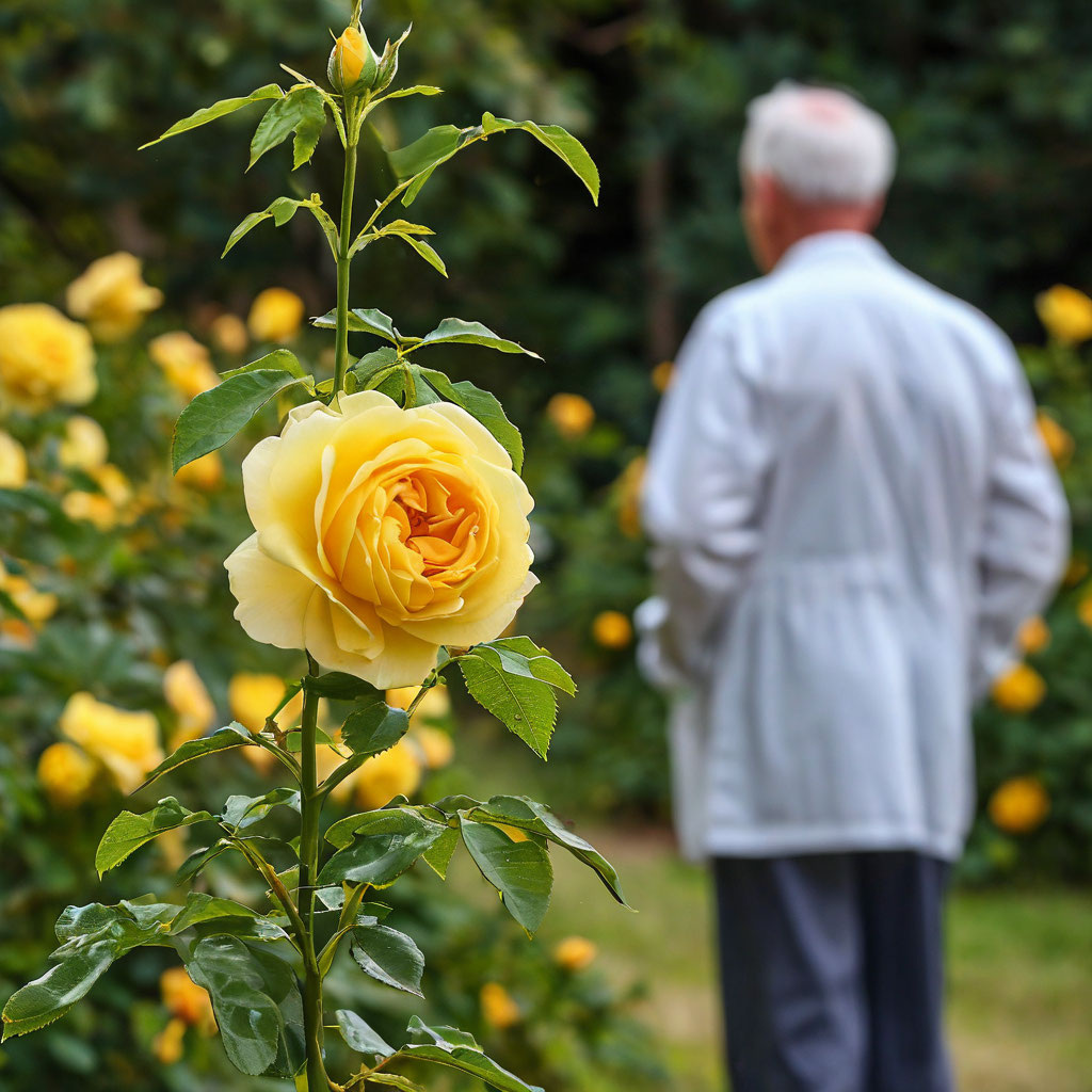 Жёлтая роза Техасса