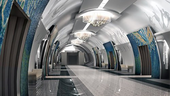    Петербуржцы три года будут ездить мимо "Театральной" без остановки. Фото ОАО НИПИИ "Ленметрогипротранс".