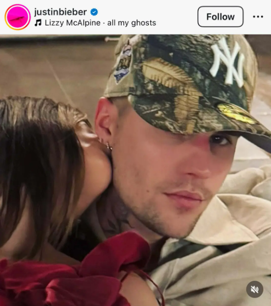 Пост Джастина Бибера