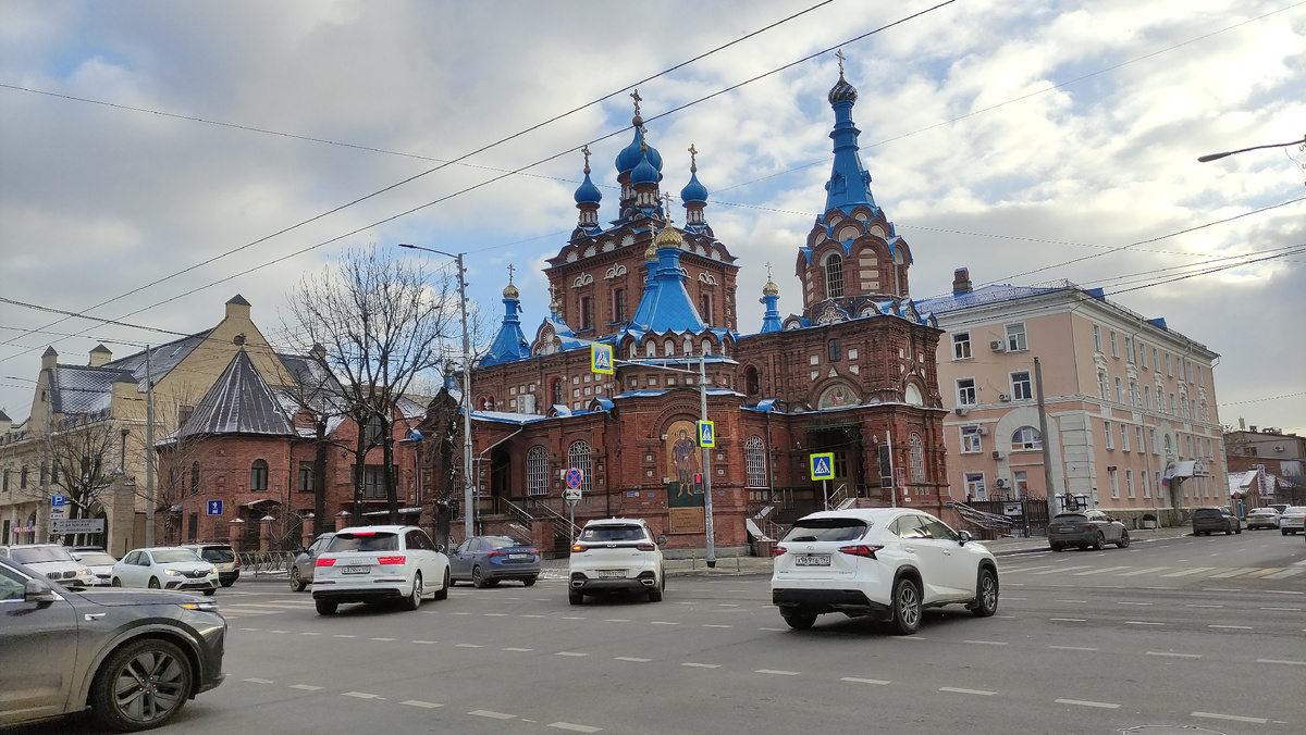 Свято Георгиевский Храм в городе Краснодаре