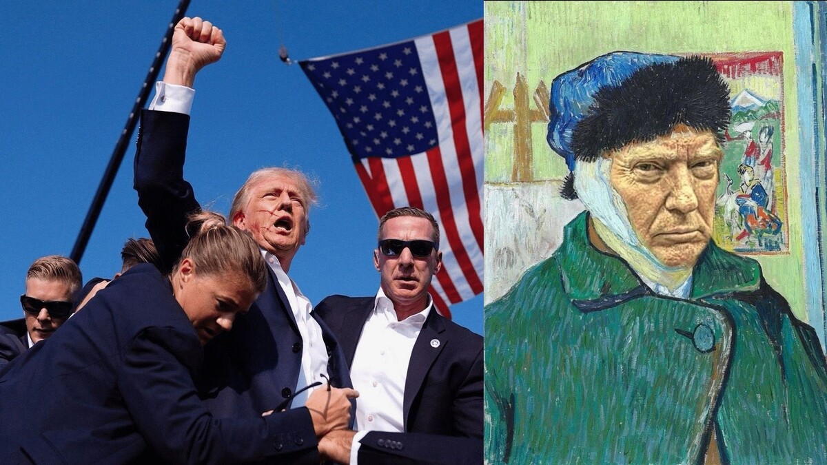 Покушение на Трампа отразилось в Интернете сотнями мемов. Фото: uznayvse.ru