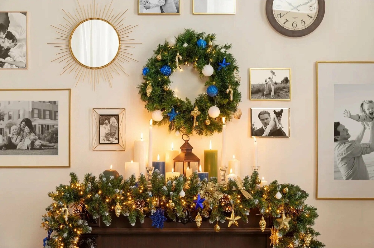 Еловая гирлянда (Яндекс Маркет)