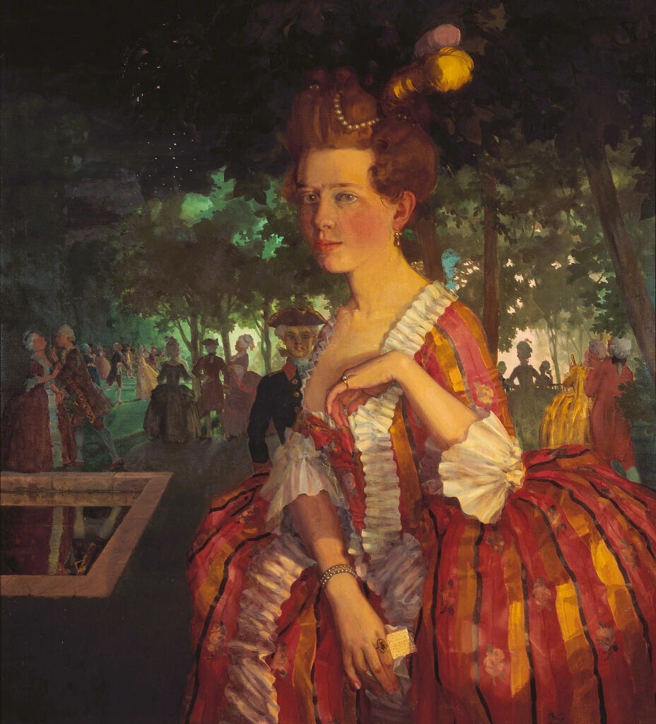 Константин Сомов "Любовное письмо" (1911-1912)