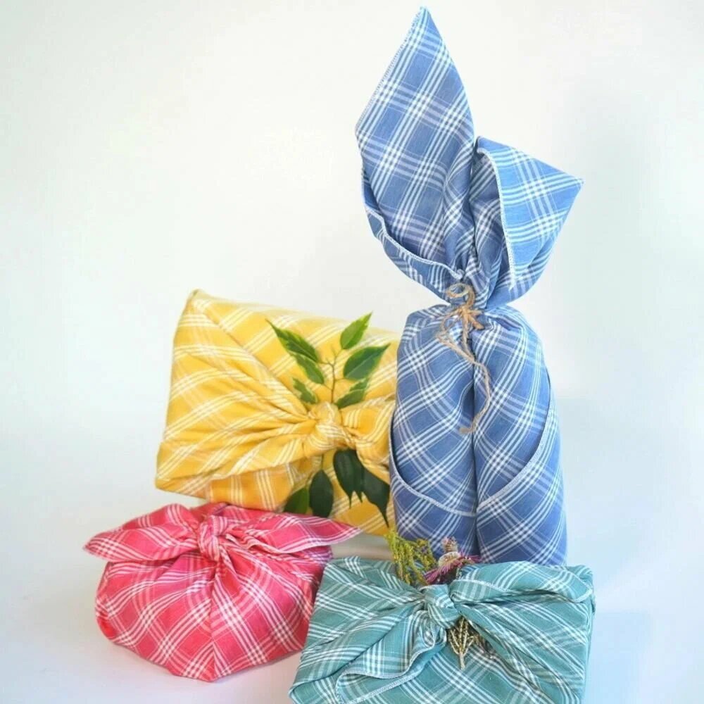 Фурошики, упаковка для подарка