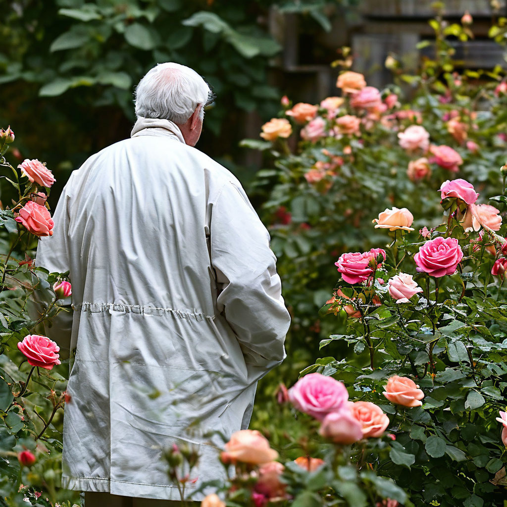 Листва у этих роз плотная, глубокого зелёного цвета, что делает куст декоративным даже в периоды без цветения. Бутоны распускаются на сильных, прямостоячих побегах, добавляя кусту величественности и гармонии.