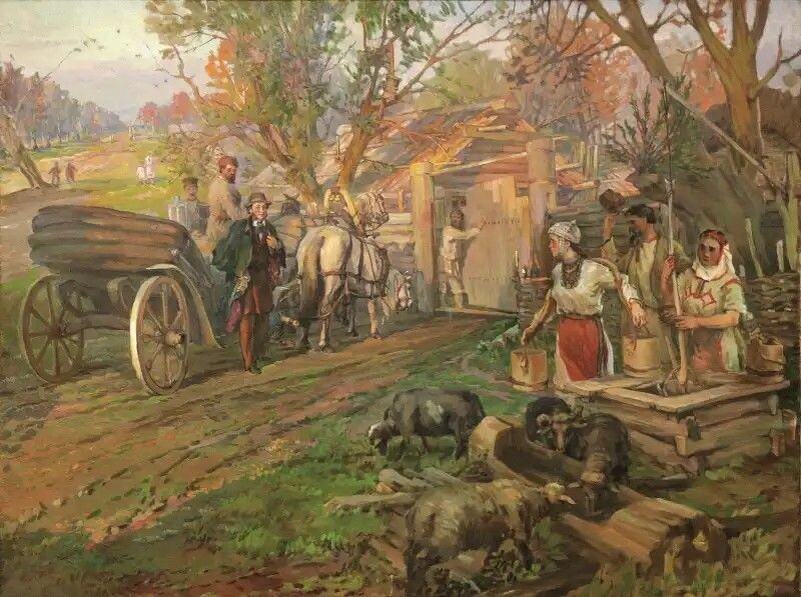 Пушкин в имении