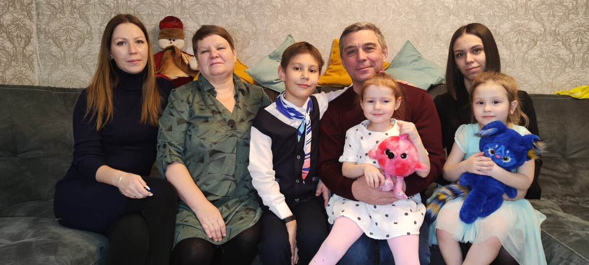 Константин Георгиевич в кругу семьи