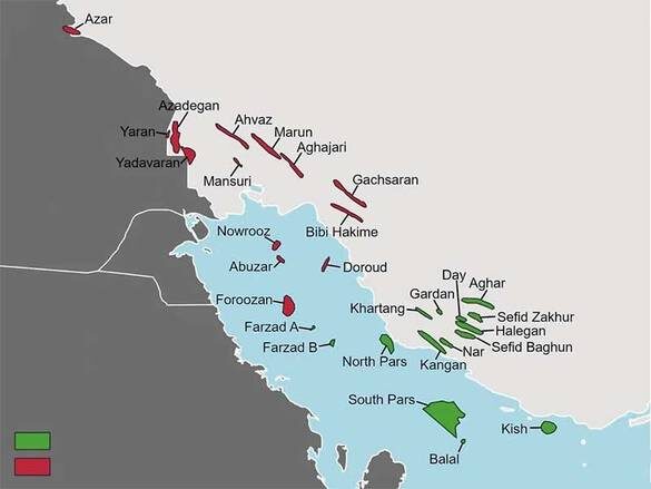    : Газовые и нефтяные месторождения Ирана