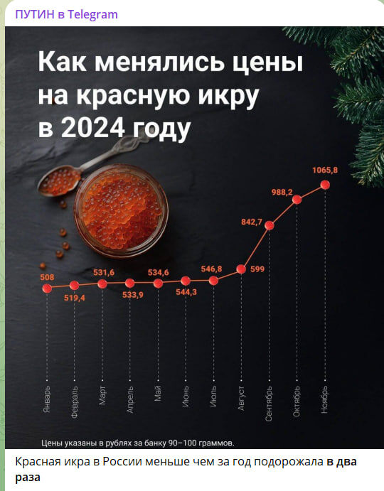    Скриншот с канала "Путин в Telegram"