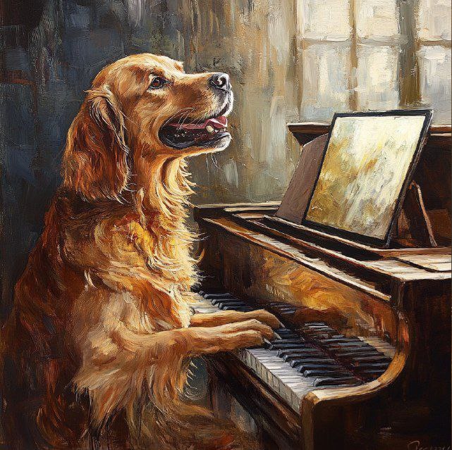 ВУНДЕРДОГ не играет. Он печатает книгу. А его компьютер - переделанное пианино.