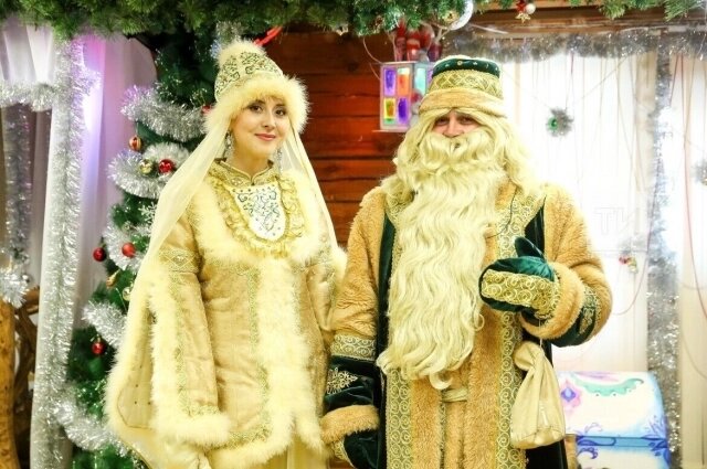    Татарская интерпретация Деда Мороза и Снегурочки. Фото:  АиФ/ Садыков Данил