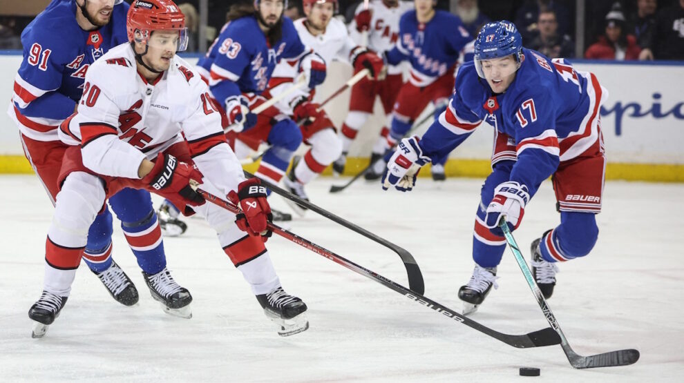    «Каролина» победила «Рейнджерс». Фото: REUTERS