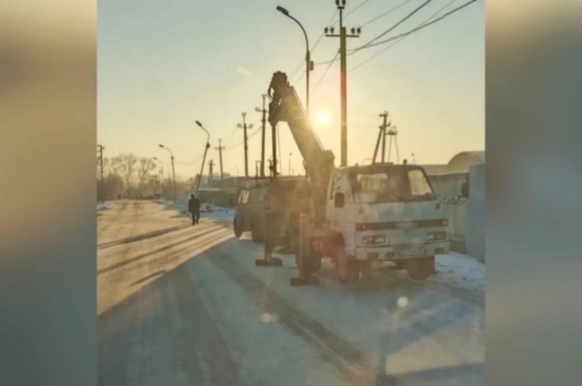    Ограничитель для фур возвращают на улицу Малыгина в Новосибирске