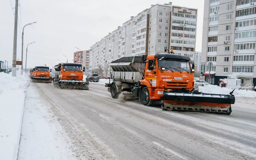    Власти Ижевска отчитались о вывозе 12 тыс. куб. м снега с улиц города