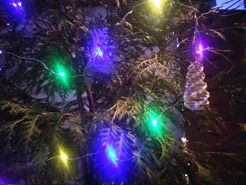 Разноцветная иллюминация