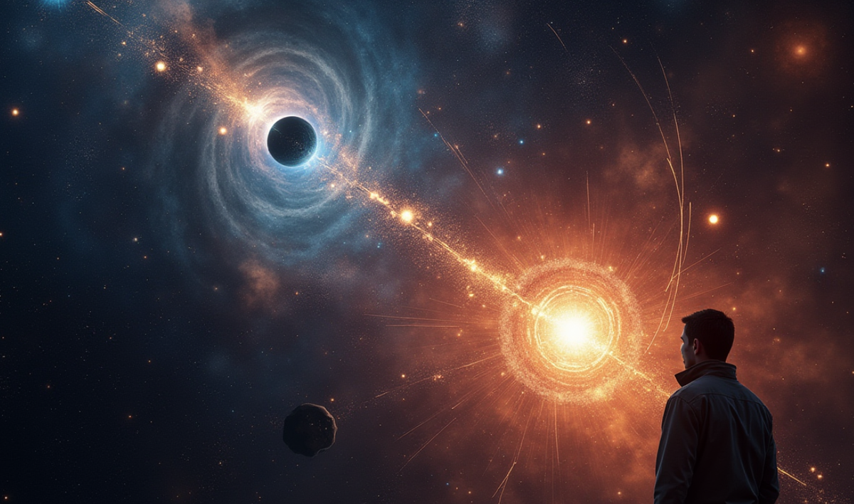 Физик наблюдает появление Вселенной