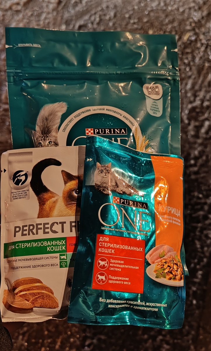 Рыжик уже не первый месяц ест такие корма 