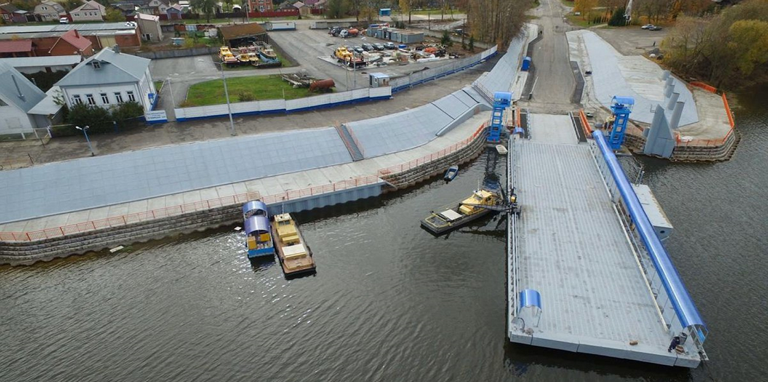 Устройство подпорных стен для берегоукрепления