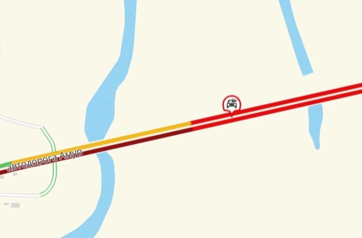    10-балльная пробка собралась в Хабаровске из-за массового ДТП на мосту