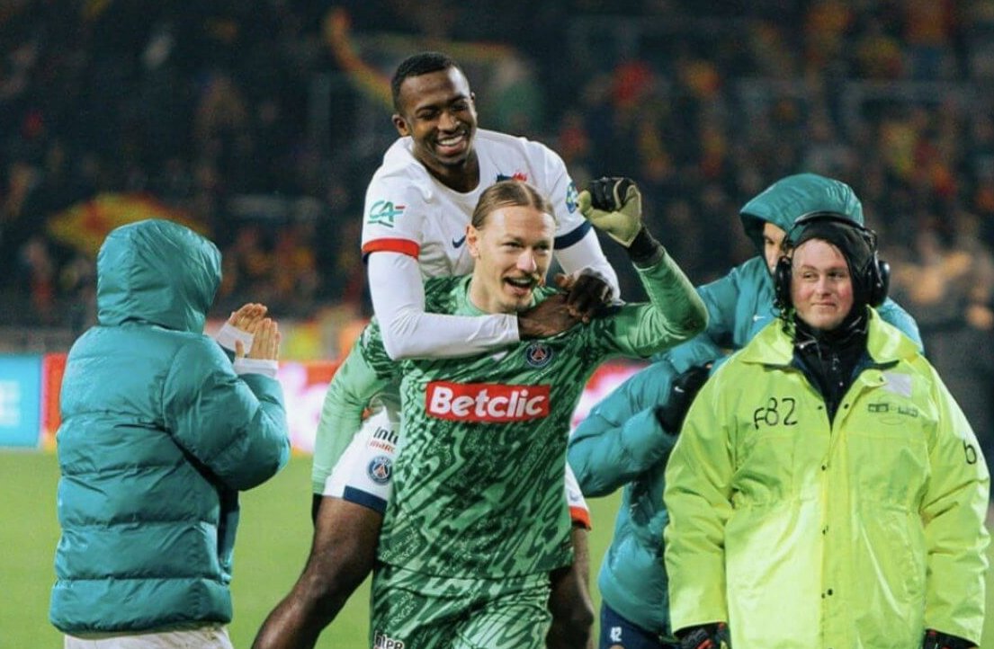 Матвей Сафонов вывел "ПСЖ" в 1/16 финала Кубка Франции. Фото: соцсети