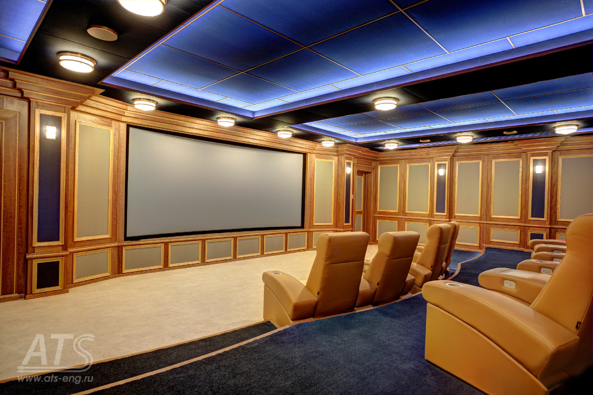 Персональный кинозал, производство компании «АртТелеСеть».