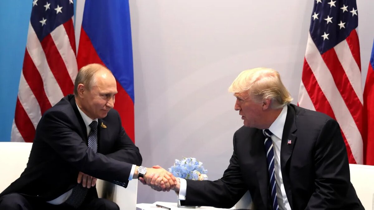    Встреча Владимира Путина с Дональдом Трампом на саммите G20 в Гамбурге.