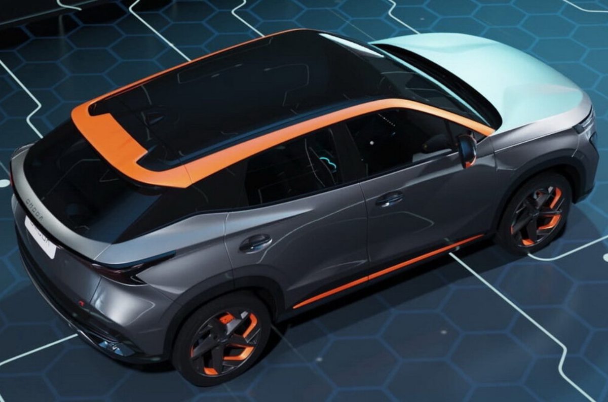 Omoda C5 вид сверху