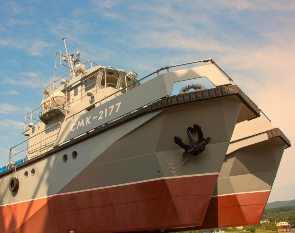 Многофункциональный модульный катер поисково-спасательного обеспечения проекта 23370М / Фото: Ливадийский РСЗ  📷
