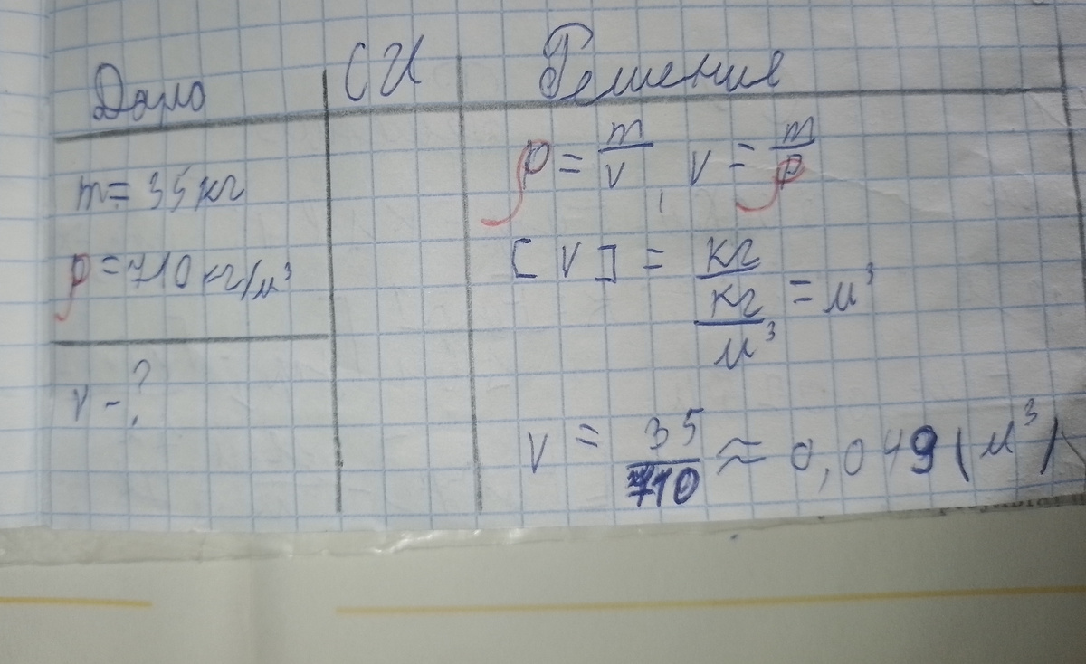 Ответ:сосуд нужно взять объёмом 0.049 м³.