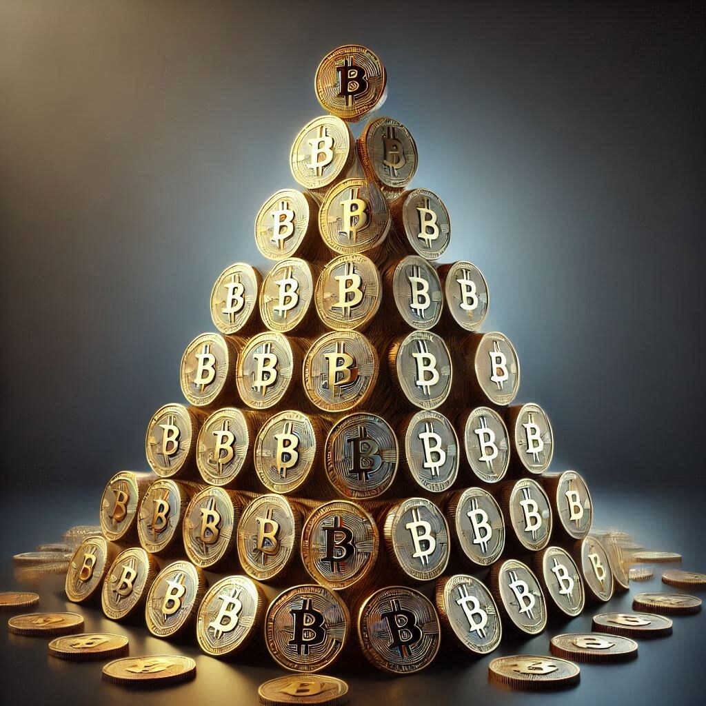 Пирамида из биткоинов