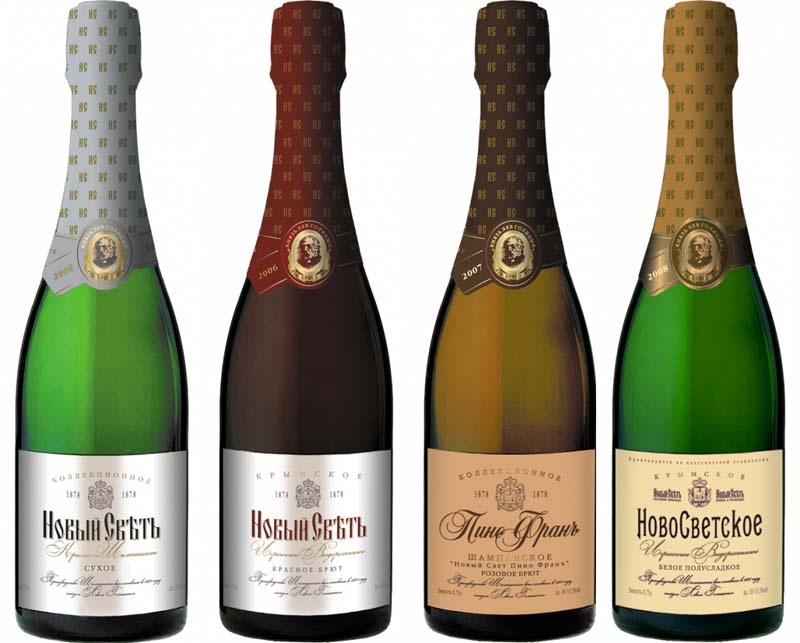 Игристые вина "Новый Свет"