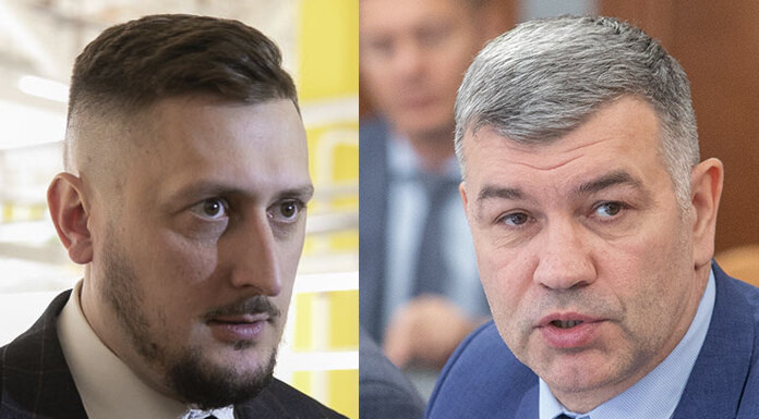    Максим Останин и Андрей Гончаров. Фото Михаила Перикова из архива "Континента Сибирь"