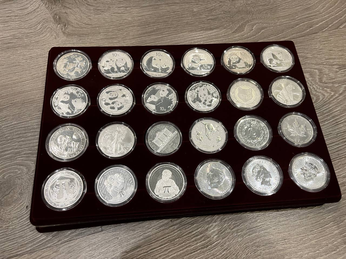 Серебреные монеты из моей коллекции 