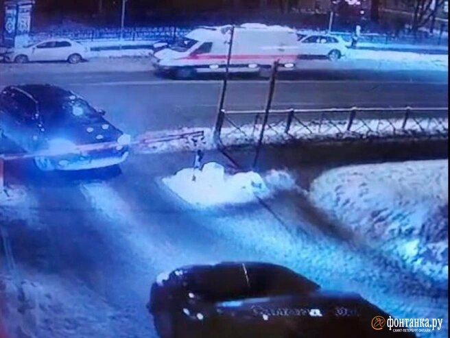 Кадр из видеофиксации с сайта Фонтанка ру.