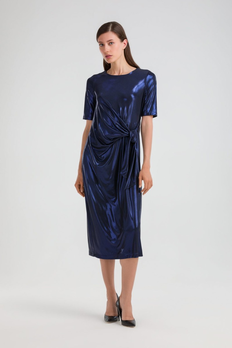 Металлизированное платье