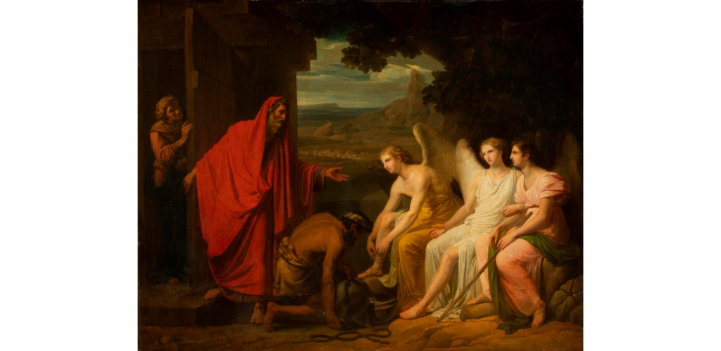 Явление Божие Аврааму у дуба мамврийского в виде трех ангелов, 1821