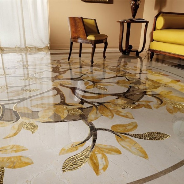 Декоративный наливной пол