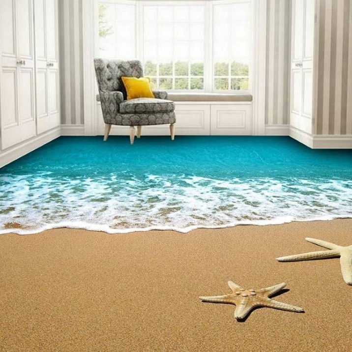 Декоративный наливной пол