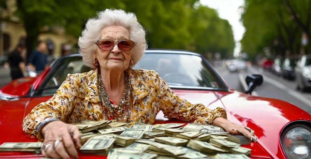 Я, когда получила свою пенсию