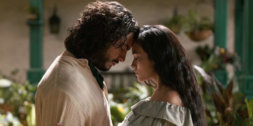 кадр из сериала "Сто лет одиночества" - Хосе Аркадио и Урсула