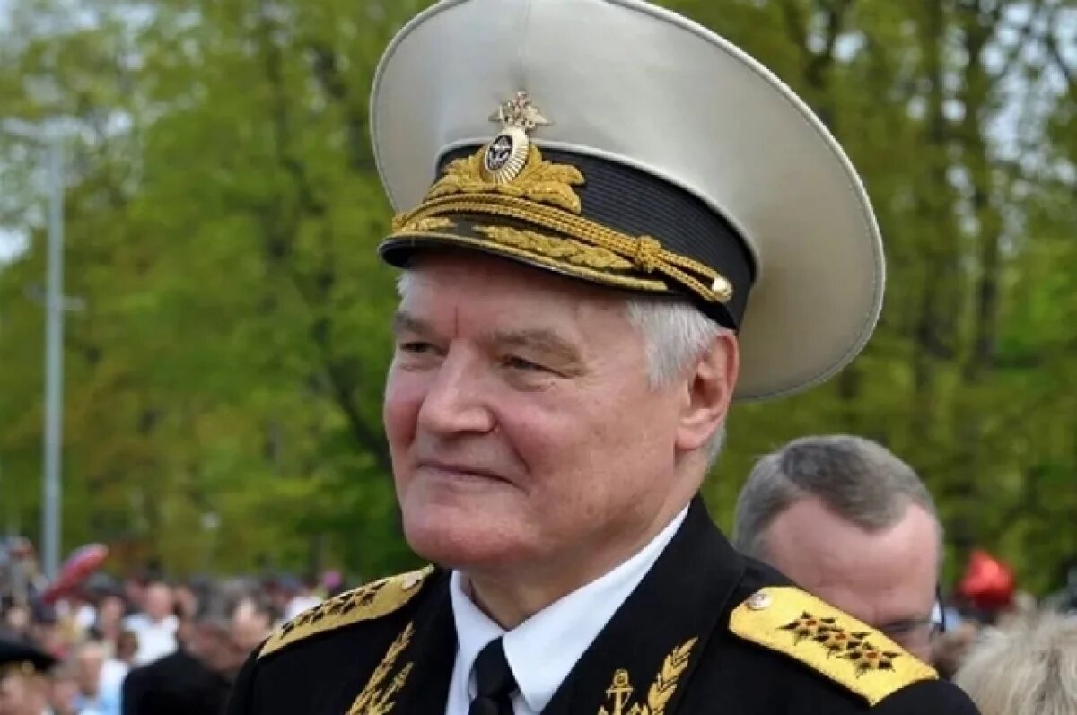    В Балтийске откроют бюст адмирала Владимира Егорова