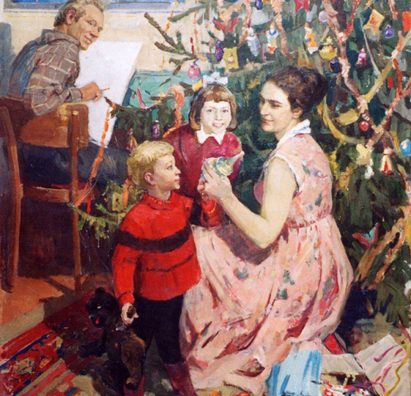 Александр Гуляев, "Новый год", 1967