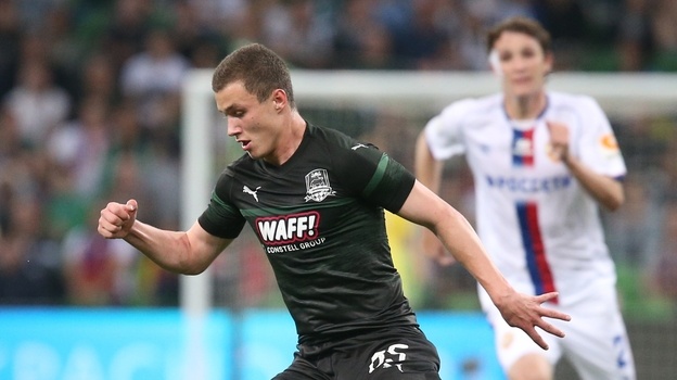    Иван Игнатьев в «Краснодаре» в 2019 году.Виталий Тимкив